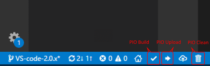 PIO Command Icons