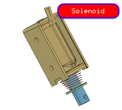 Solenoid probe